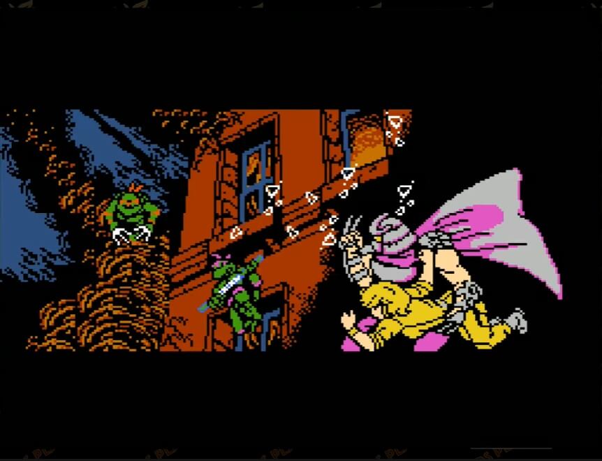 Teenage Mutant Ninja Turtles II - Arcade Game - геймплей игры Dendy\NES